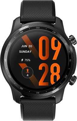 TicWatch Pro 3 Ultra GPS smartwatch relógio inteligente Wear OS Qualcomm SDW4100 Monitor de saúde e de atividades físicas 3-45 Dias Duração da bateria GPS NFC Ritmo Cardíaco Sleep Tracking IP68