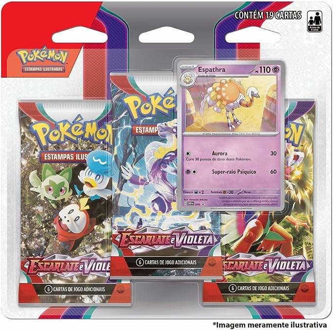 Triple Pack Pokémon Espathra Escarlate E Violeta 1