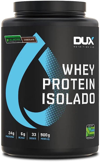 Whey Protein Isolado All Nataural Chocolate - Pote 900 g