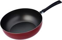 Wok Garlic, 28 cm, Vermelho, Brinox