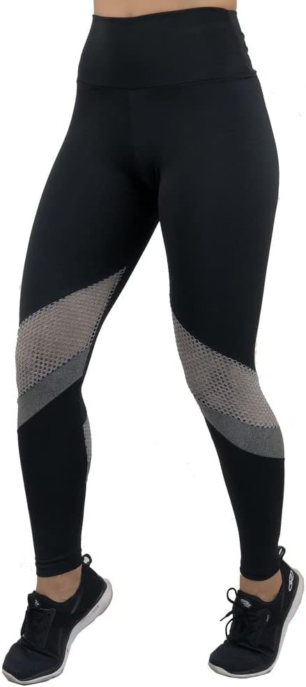 Calça Legging Fitness Fristyle Academia Feminina Suplex Ginástica Microfibra Preta