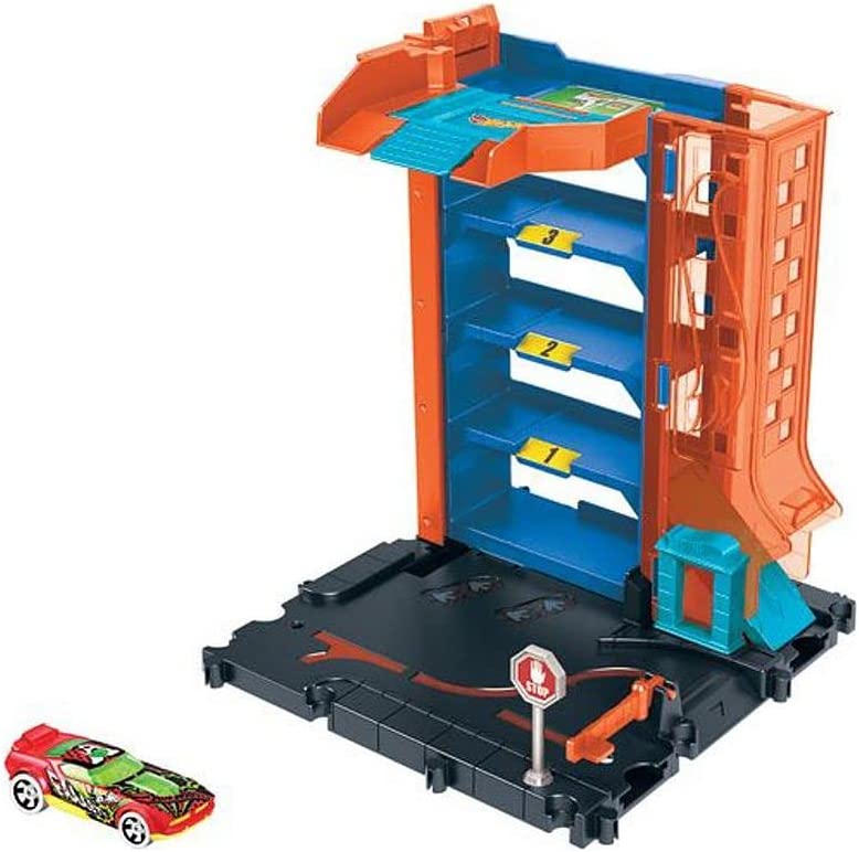 Hot Wheels Pista de Brinquedo Garagem, Multi