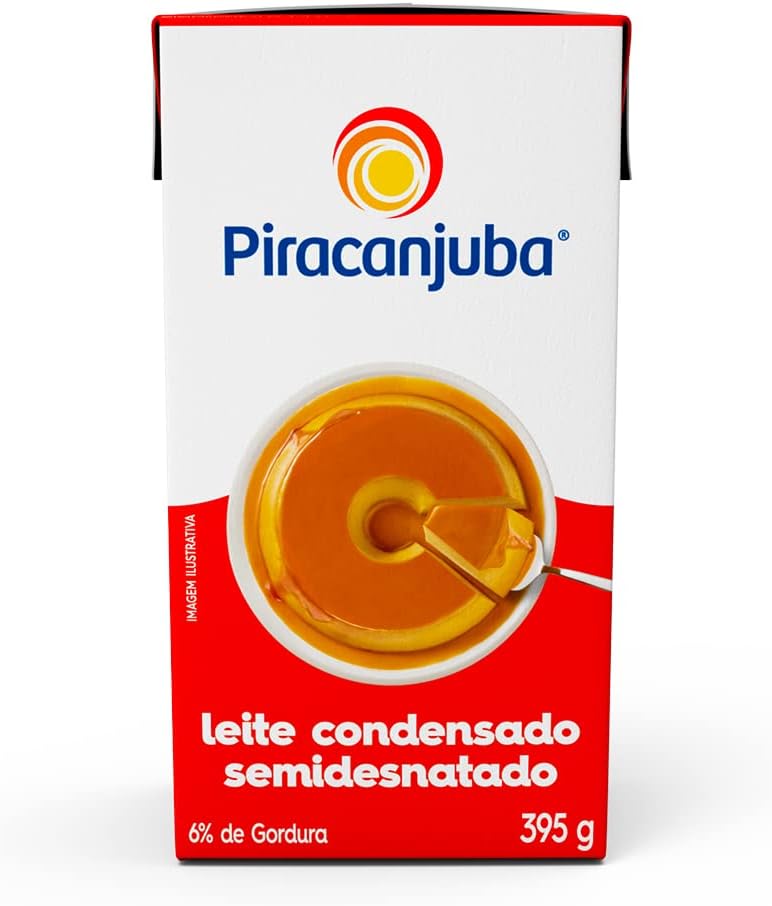 Piracanjuba - Leite Condensado Semidesnatado, 395g