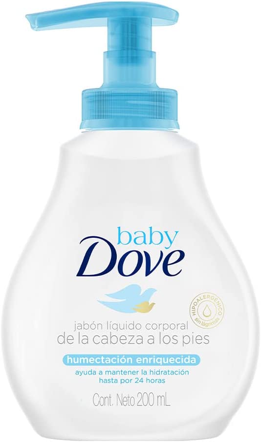 Sabonete Líquido Baby Dove Hidratação Enriquecida 200 ML, Baby Dove, 200 ml