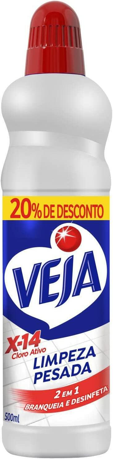 Limpador para Limpeza Pesada com Cloro Ativo Embalagem Econômica 500 ml, Veja, 500