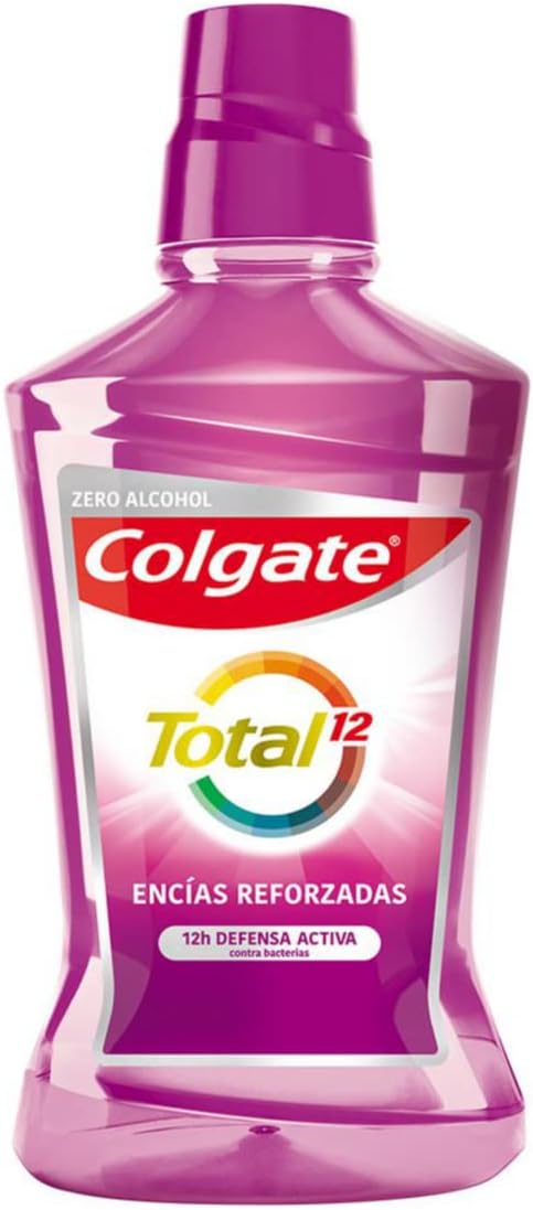 Enxaguante Bucal Colgate Total 12 Gengiva Reforçada 500ml, Branco