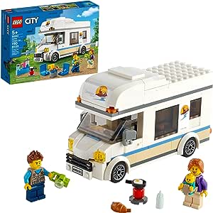 60283 LEGO® City Trailer de Férias; Kit de Construção (190 peças)