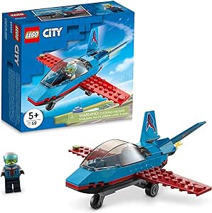 60323 LEGO® City Avião de Acrobacias; Kit de Construção (59 peças)