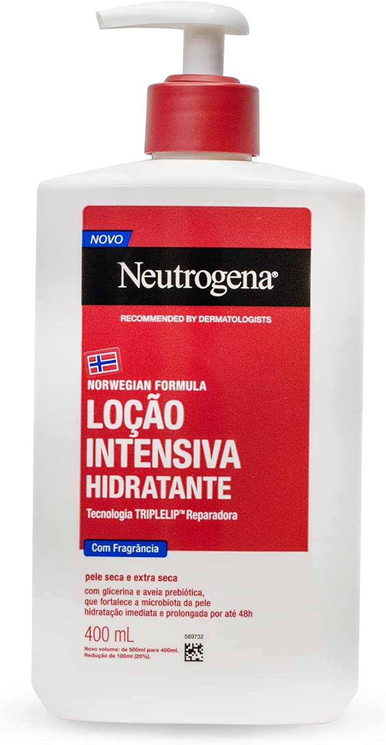 Hidratante Corporal Neutrogena Norwegian Formula Intensivo com Fragrância 400ml