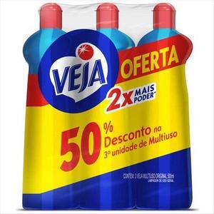 Veja Gold Original - Limpador Multiuso, 3 unidades de 500ml