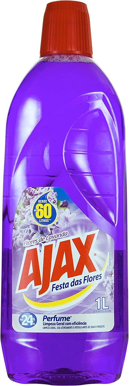 Limpador Diluível Ajax Festa Das Flores Lavanda 1000Ml