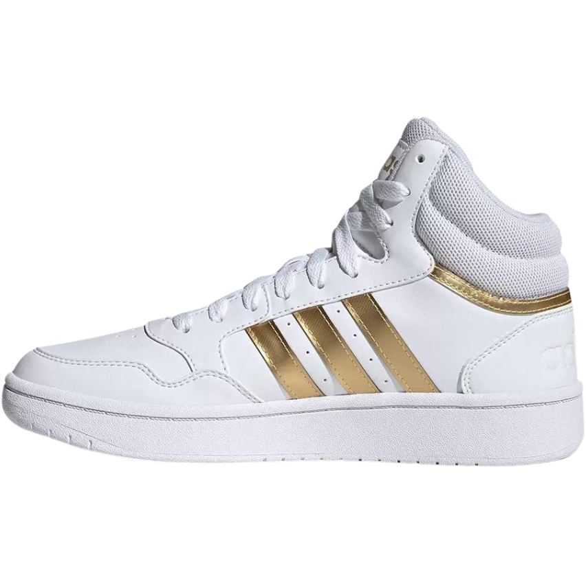 Tênis Adidas Hoops 3 0 Mid Feminino Dourado