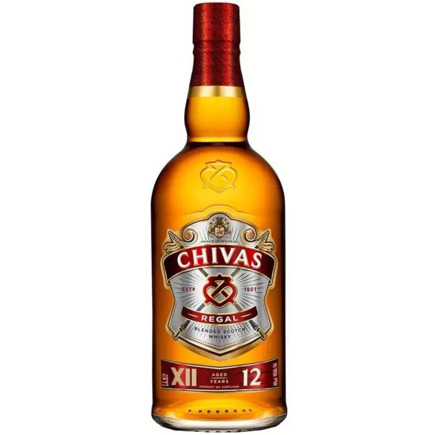 Chivas Regal Whisky 12 anos Escocês 1L