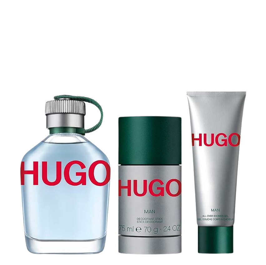 Kit Hugo Man Edt 125ml+ Sg50ml+ds75 Sp23