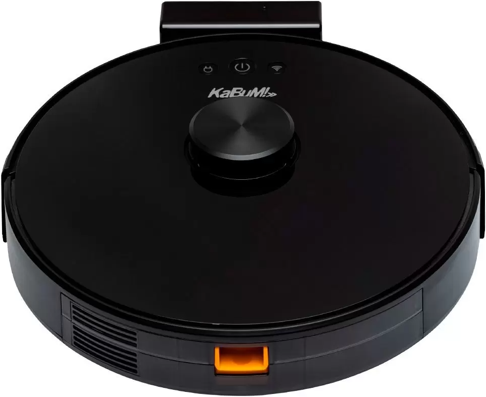 Robô Aspirador de Pó KaBuM! Smart 700, Preto, Mapeamento IR 360º, Controle via Aplicativo, Google Assistant e Alexa - KBSF003