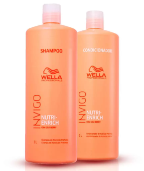 Kit Nutri Enrich Shampoo e Condicionador 1L - Wella Professionals