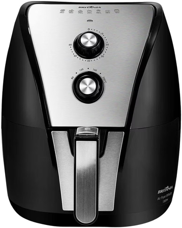 Fritadeira Elétrica Sem Óleo Air Fryer Britânia BFR40PI 5L – Preta/Inox