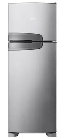 Geladeira Consul Frost Free Duplex 340 litros com Prateleiras Altura Flex cor inox - CRM39AK