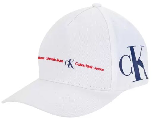 Boné Calvin Klein Aba Curva Strapback 5 Gomos Silk Logo Corrido Masculino