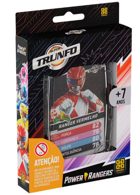 Jogo Super Trunfo Power Rangers 4261 Grow