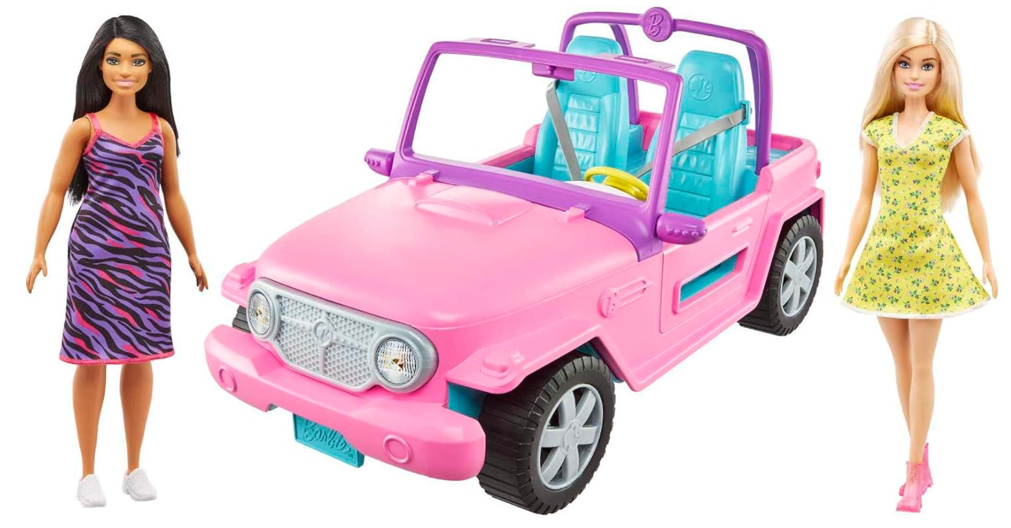 Barbie Veículo para Boneca Jeep com Boneca e amigo