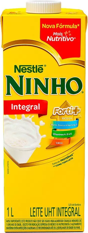 Leite Integral UHT Ninho 1L