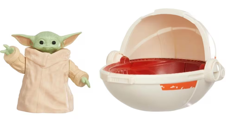 Boneco Grogu Baby Yoda Oly Mando Star Wars Hasbro F4050 com Acessório