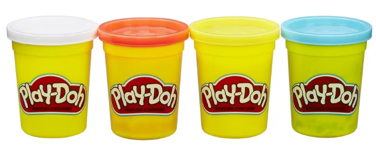 Massa para Modelar Play-Doh Hasbro - 4 Unidades