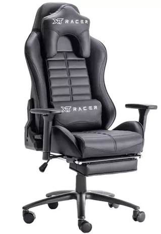 Cadeira Gamer XT Racer Reclinável Giratória - Preta Platinum W Series