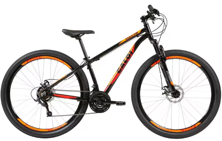 Bicicleta Aro 29 Caloi Vulcan com 21 Marchas, Quadro 15