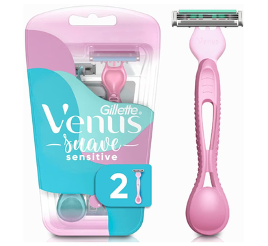 Aparelho de Depilar Gillette Venus Suave Sensitive 2 Unidades