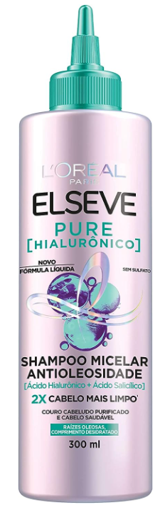 Shampoo Micelar L'Oréal Paris Elseve Pure Hialurônico 300ml