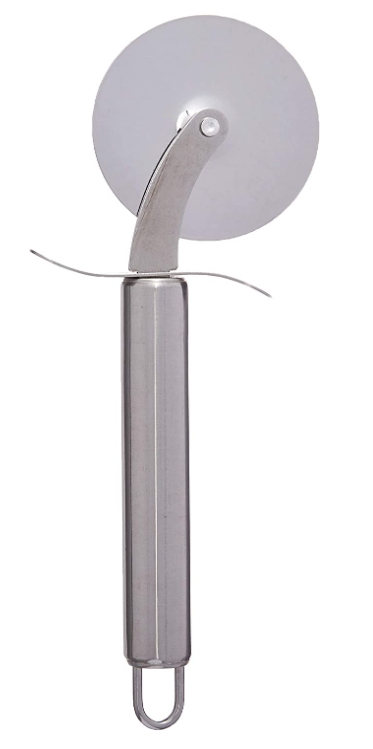 Cortador de Pizza, Aço Inox, 21 cm, Gedex UTS-067, Prata