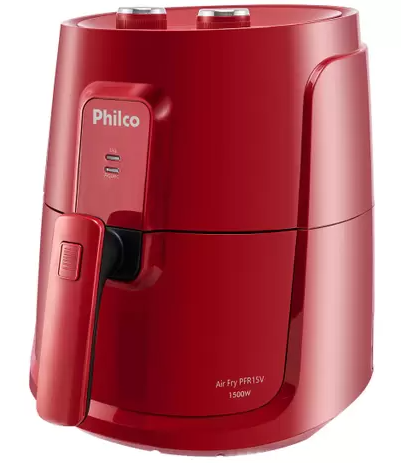 Fritadeira Elétrica sem Óleo/Air Fryer Philco - PFR15V Vermelha 3,2L com Timer