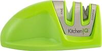 Afiador de Cozinha KitchenIQ Edge Grip, Verde, com 2 Fases