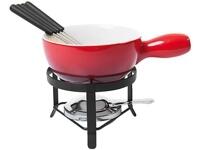 Aparelho de Fondue Cerâmica Brinox Vermelho - 8 Peças 1256/101