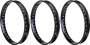 Aro De Roda 18 X 185 Traseiro Cg 125/Titan 150/Turuna/Agr/Yamaha 125-135/Dt Preto