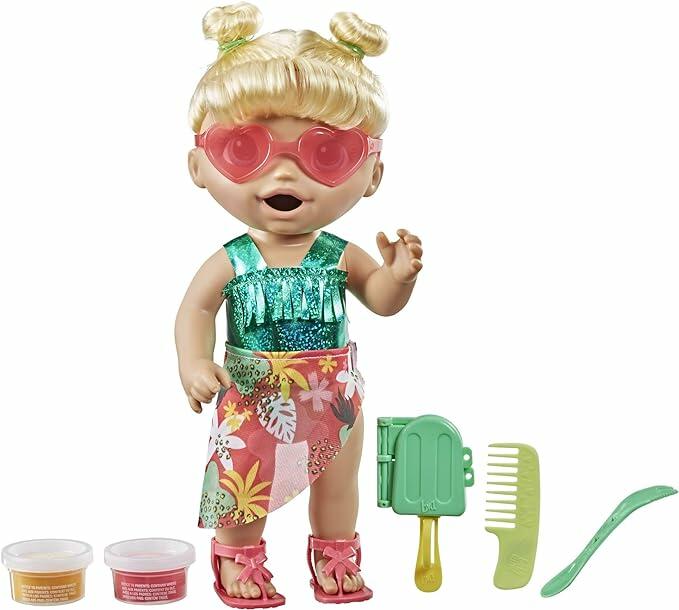 Baby Alive, Boneca Bebê Dia na Praia, Cabelos Loiros