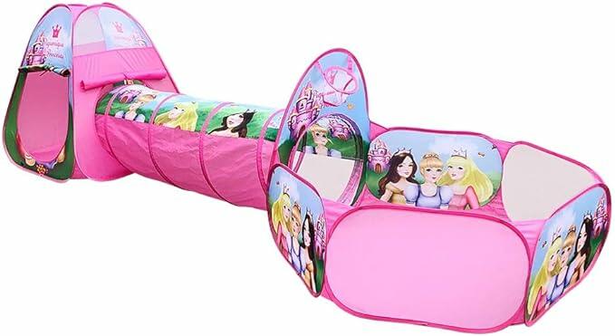 Barraca Infantil 3 em 1 Princesas, DM Toys