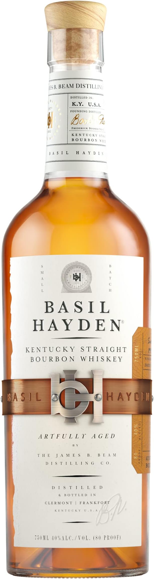 Basil Hayden Kentucky Straight Bourbon Whiskey, 750 mL, 80 Proof