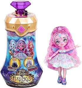 Boneca Magic Mixies Pixlings Pink - Candide - Agora as crianças podem misturar sua própria poção especial para revelar de forma mágica uma linda boneca Pixling