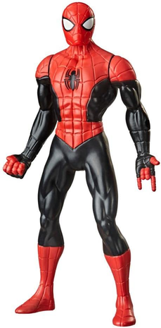 Boneco Marvel Spider Man Olympus Homem-Aranha - Figura de 24 cm, para crianças acima de 4 anos - F0780 - Hasbro, Vermelho e preto