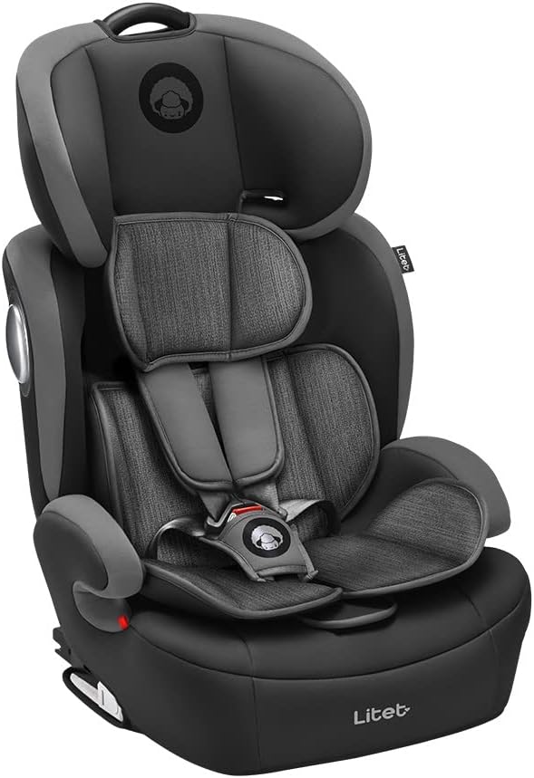 Cadeira Para Auto 9-36 Kg Isofix Litet Safemax Fix 2.0 Cinza - BB460