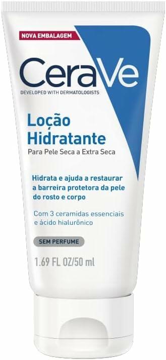 CeraVe, Loção Hidratante Corporal, com textura Fluida e Ácido Hialurônico, 50ml