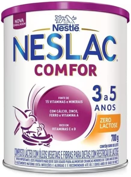 Composto Lácteo Fórmula infantil Neslac Comfor Zero Lactose 700g