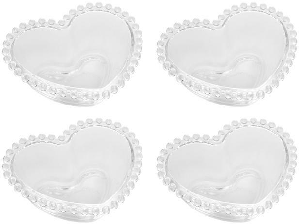 Conjunto de Bowls de Cristal Wolff Mesa Pearl - 150ml 4 Peças