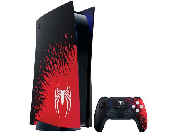 Console Sony Playstation 5 825GB Marvels - Spider-Man 2 Limited Edition Lançamento Pré-Venda