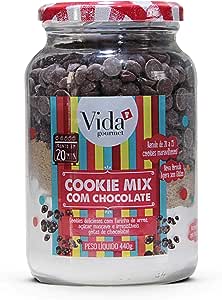 Cookie Mix Chocolate SEM GLÚTEN 440g - Vida Gourmet