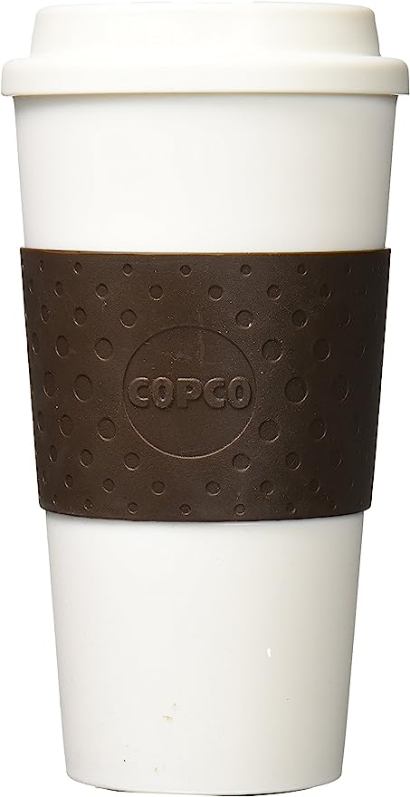 Copco Caneca de viagem de plástico Acadia, 473 ml, marrom