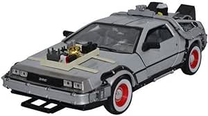 Delorean de Volta para o Futuro 3 1/24 Welly Cinza